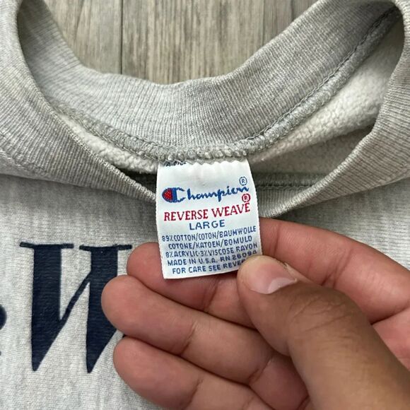 Vintage Champion Reverse Weave Price Waterhouse Sweatshirt Size Large Accounting - Picture 3 of 5